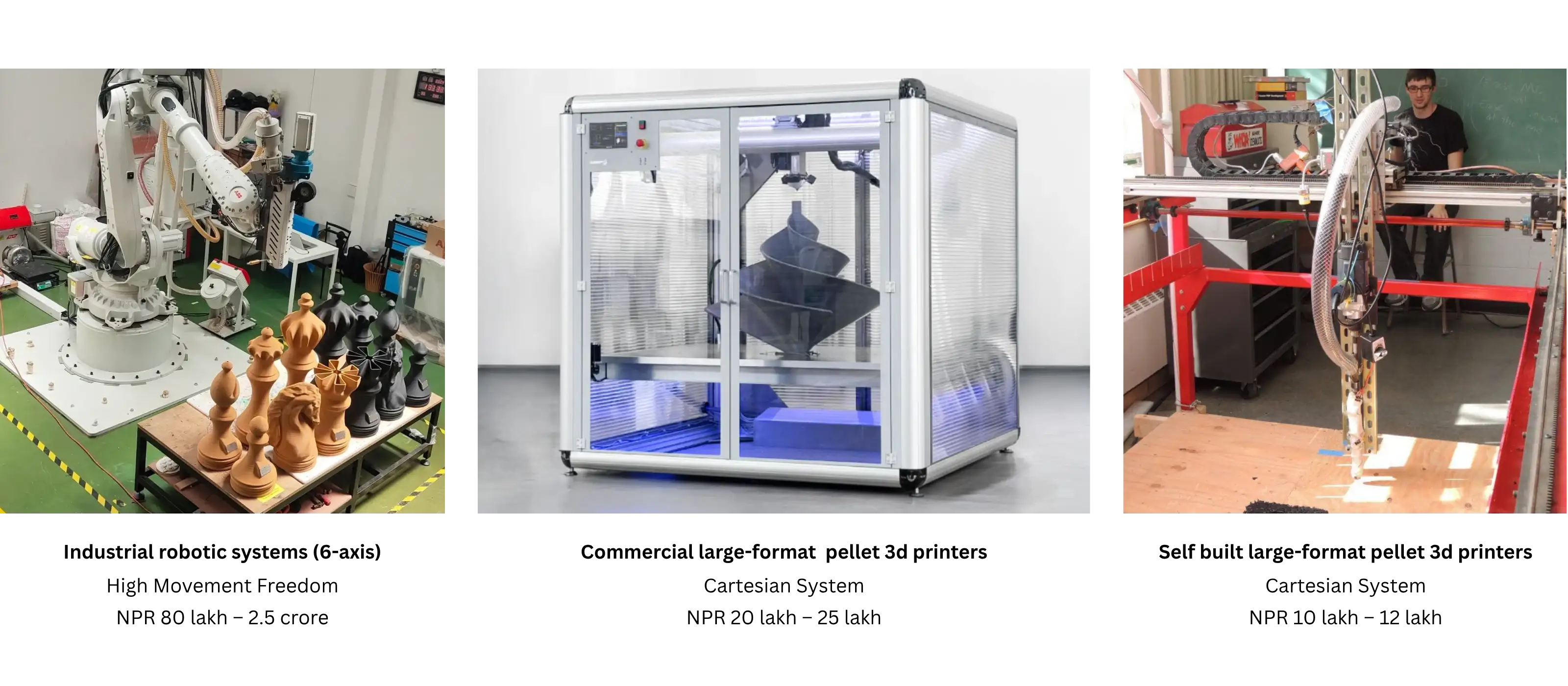 Pellet extrusion 3D printing systems